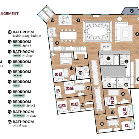 Apartmán 18ppl Unique Danube & Parliament View, Ac, 7br 6ba